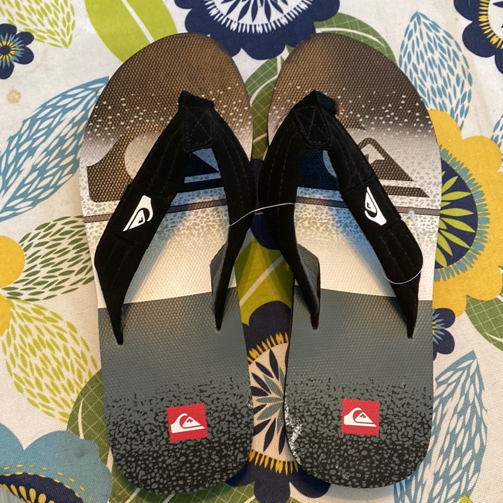 NWOT Mens Quicksilver size 9 flip flops